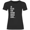 Damen T-Shirt Ja klar
