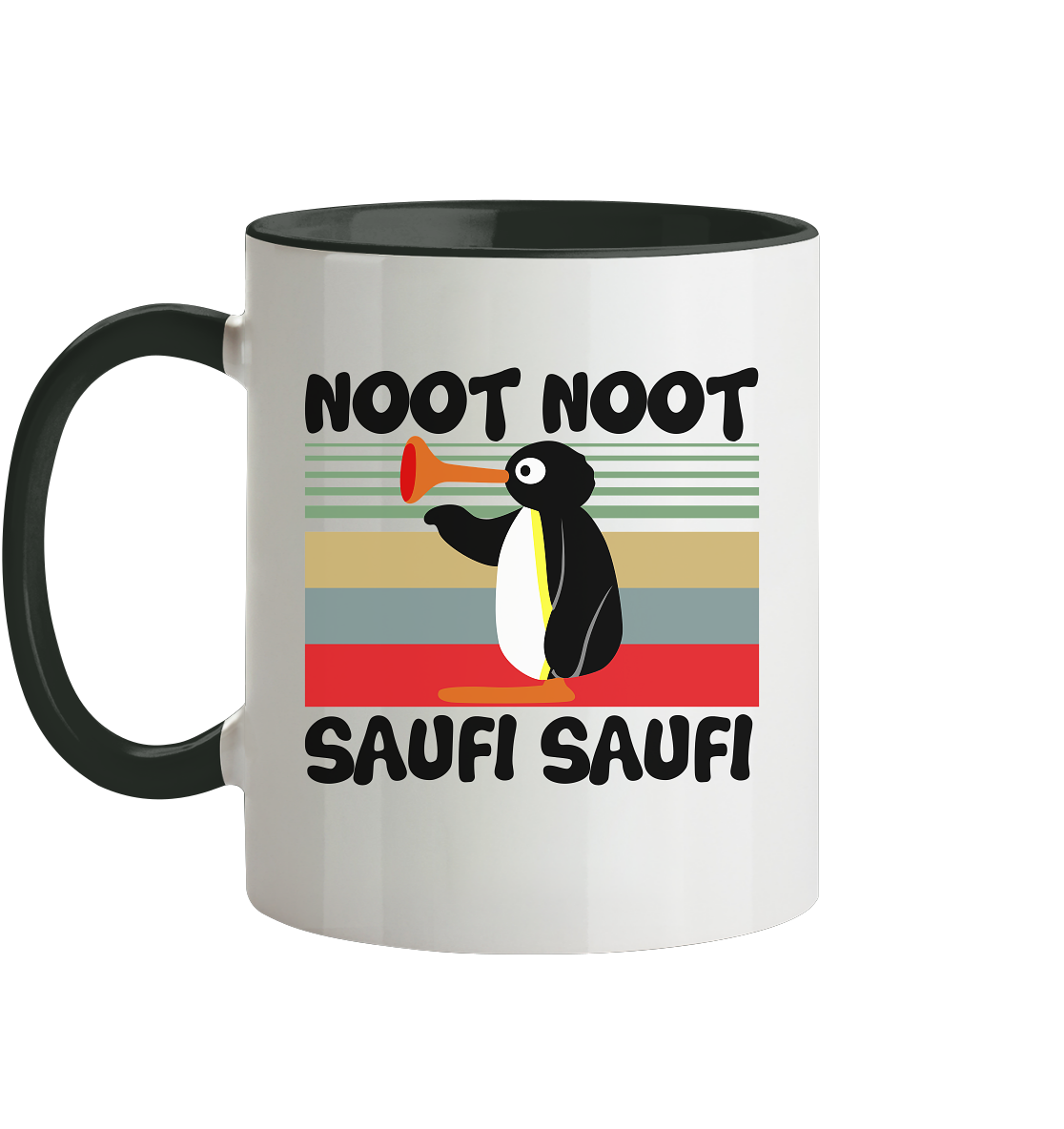 Noot saufi - Tasse zweifarbig