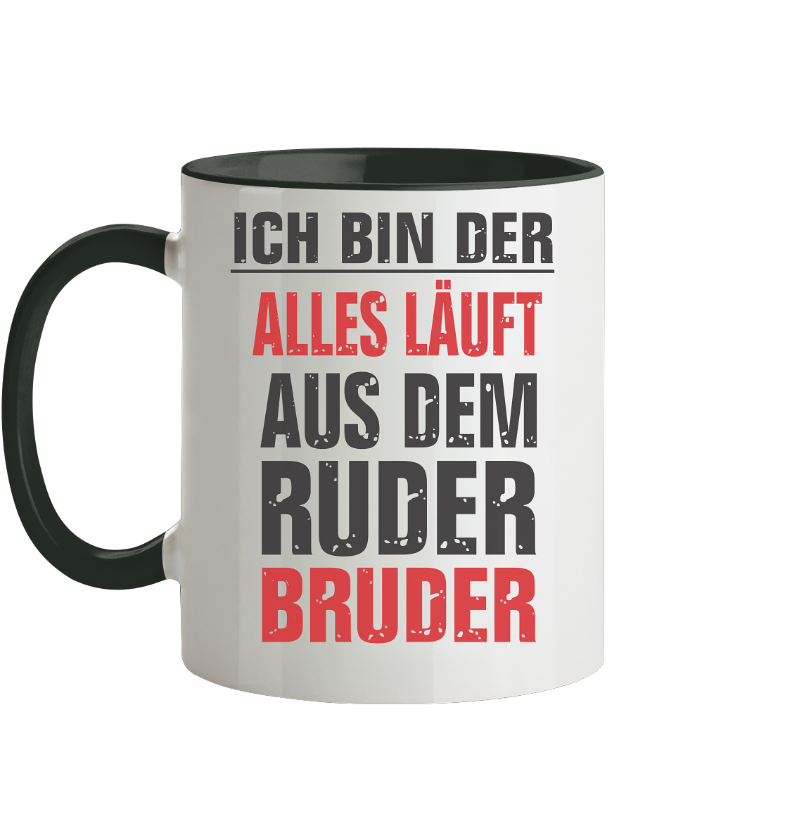 Family Bruder - Tasse zweifarbig