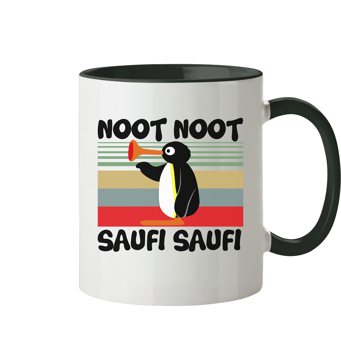 Noot saufi - Tasse zweifarbig